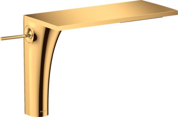 AXOR MASSAUD TEK KOLLU LAVABO BATARYASI 220 PARLAK ALTIN 18020990