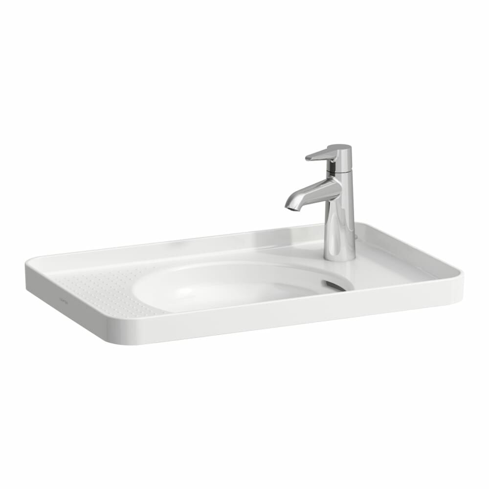 LAUFEN VAL GOMME LAVABO 55*36 CM BEYAZ TASMALI SOL DELIK H8172810001051