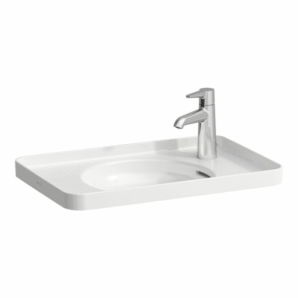 LAUFEN VAL GOMME LAVABO 55*36 CM BEYAZ TASMALI SOL DELIK H8172810001051