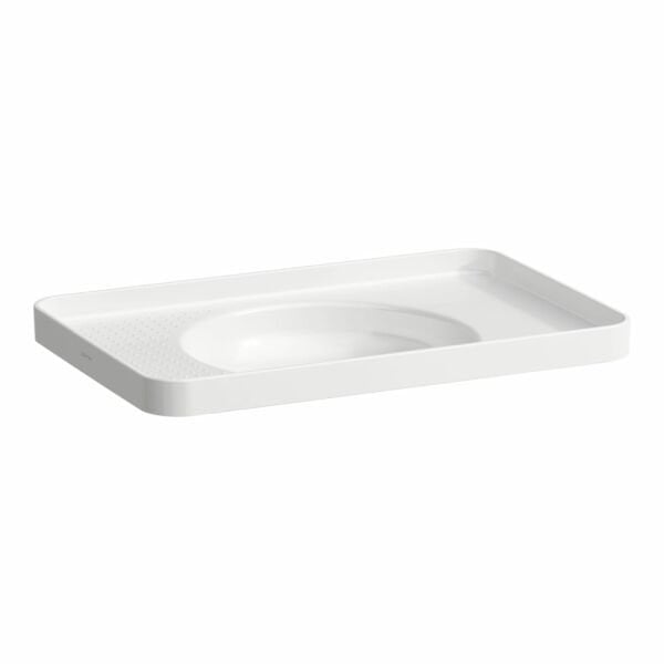 LAUFEN VAL GOMME LAVABO 55*36 CM BEYAZ TASMALI SOL DELIK H8172810001051