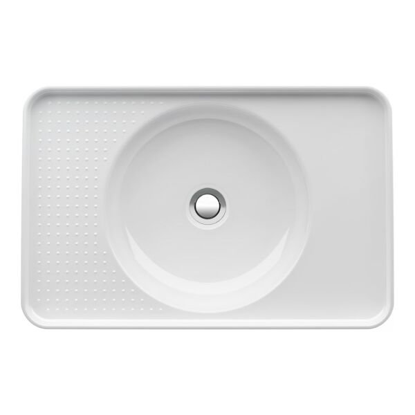 LAUFEN VAL GOMME LAVABO 55*36 CM BEYAZ TASMALI SOL DELIK H8172810001051