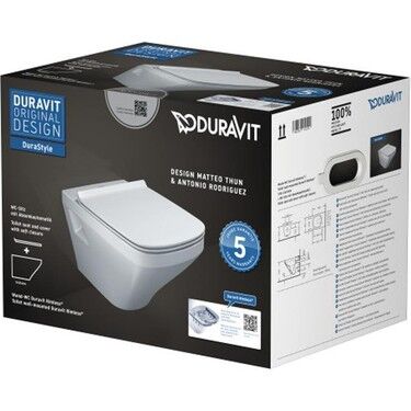 DURAVIT DURASTYLE ASMA KLOZET RIMLESS  37*54CM BEYAZ SET 45383920A1