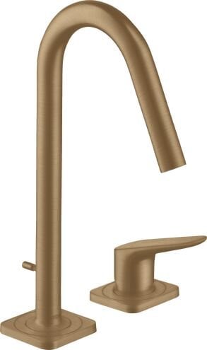 AXOR CITTERIO M IKI DELIKLI LAVABO BATARYASI 160 MM KUMANDALI MAT BRONZ 34132140