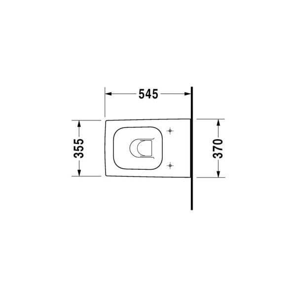 DURAVIT VERO ASMA KLOZET VERO SIYAH 2217090864