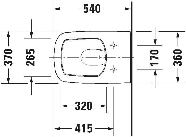DURAVIT KASSEL ASMA KLOZET 54 CM DURASTYLE  2536090000