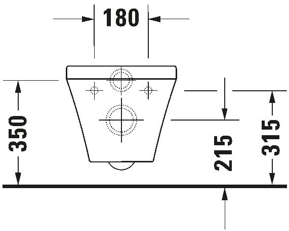 DURAVIT KASSEL ASMA KLOZET 54 CM DURASTYLE  2536090000