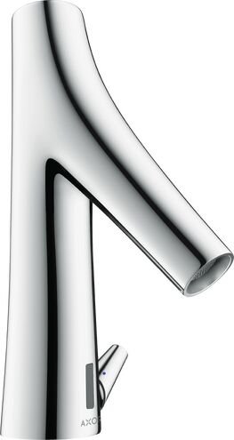 AXOR STARCK ORGANIC FOTOSELLI LAVABO BATARYASI ELEKTRIKLI LB AC VOLANLI   KROM 12173000