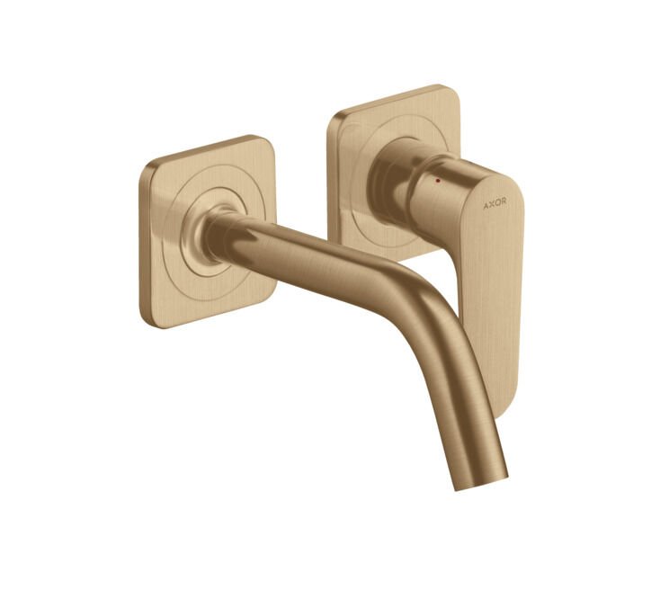 AXOR CITTERIO M TEK KOLLU LAVABO BATARYASI ANKASTRE 167MM GAGA MAT BRONZ 34113140