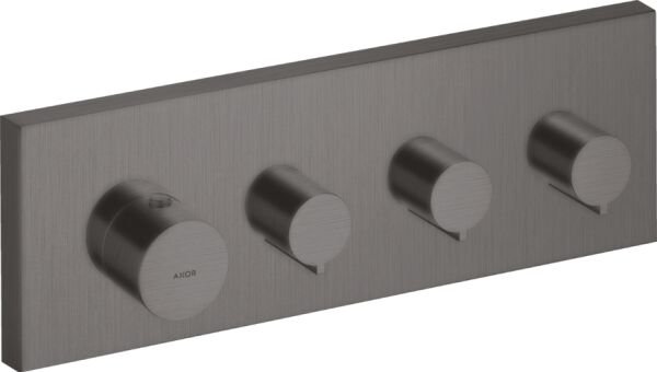 AXOR SHOWERCOLLECTION BANYO BATARYASI TERMOSTATIK MODUL DIS SET MAT SIYAH KROM 10751340