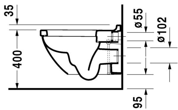 DURAVIT STARCK 3 ASMA KLOZET 2226390075