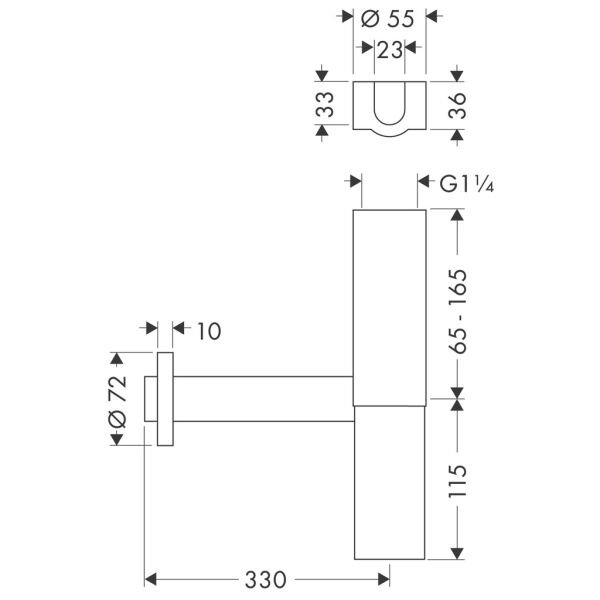 HANSGROHE FLOWSTAR SIFON SET 2 ARA MUSLUK 52110000