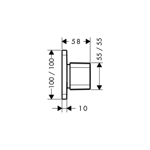 AXOR URQUIOLA ANKASTRE ACMA KAPAMA VALFI TRIO KROM 11925000
