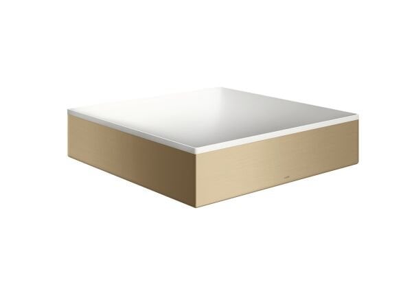 AXOR SUIT LAVABO 400/400 BATARYA DELIKSIZ VE TASMA DELIKSIZ MAT BRONZ 42003140