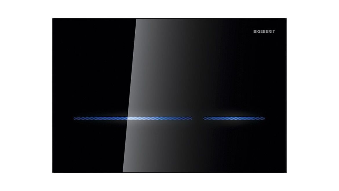 GEBERIT SIGMA80 KUMANDA KAPAGI 8CM ICIN SIYAH CAM 116.092.SG.6