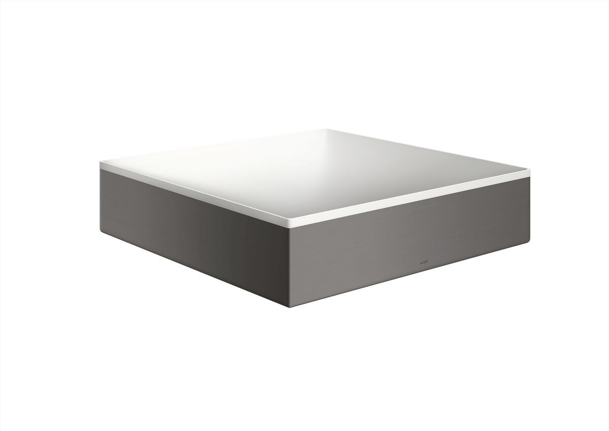 AXOR SUIT LAVABO 400/400 BATARYA DELIKSIZ VE TASMA DELIKSIZ MAT SIYAH KROM 42003340