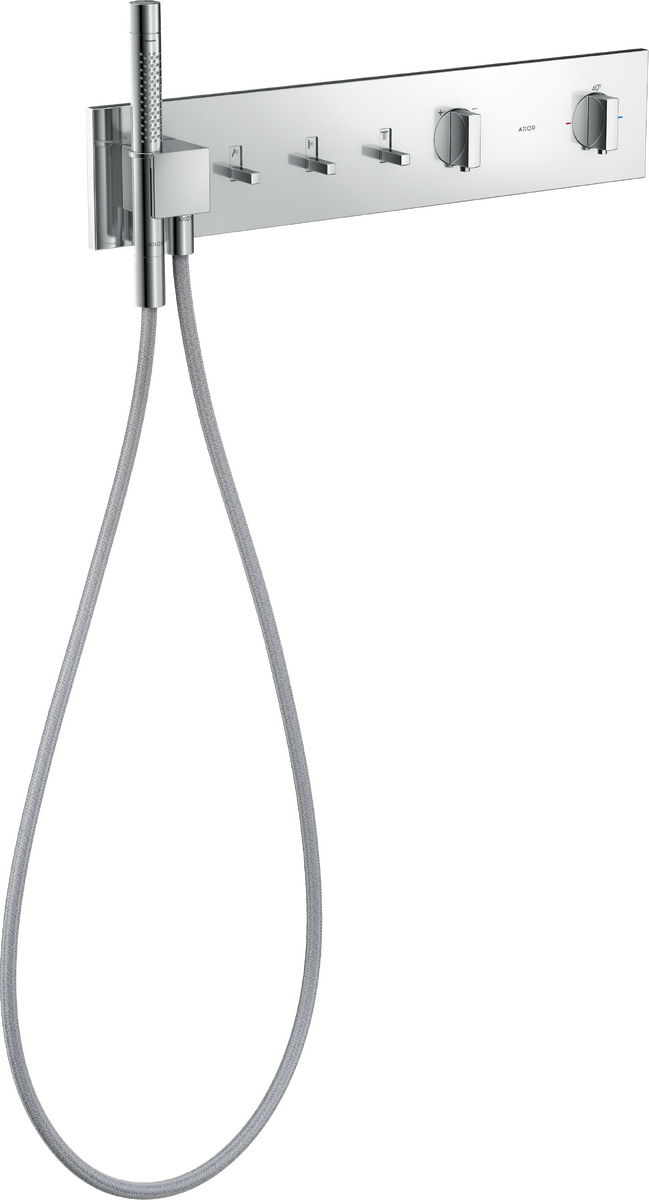 AXOR SHOWERCOMPOSITION BANYO BATARYASI TERMOSTATIK MODUL 540/ 110 3 CIKIS KROM 12572000