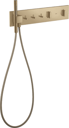 AXOR SHOWERCOMPOSITION BANYO BATARYASI TERMOSTATIK MODUL 540/110 3 CIKIS MAT BRONZ 12572140