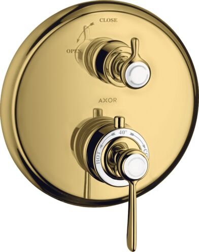 AXOR MONTREUX BANYO BATARYASI TERMOSTATIK 1 CIKIS CUBUK VOLAN P.ALTIN 16801990