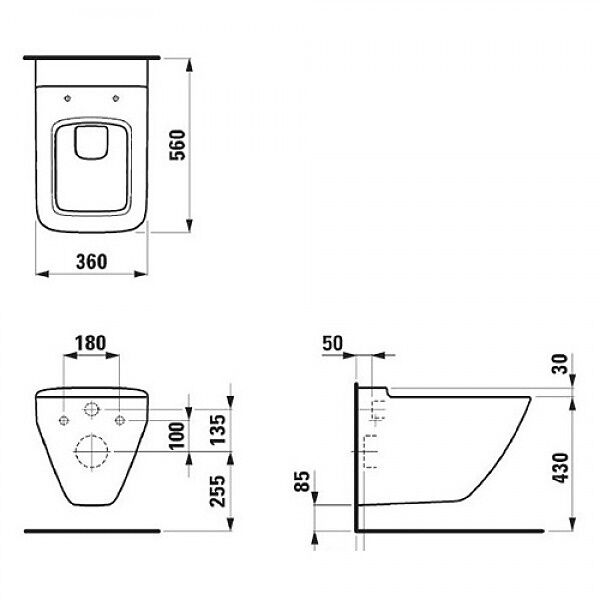 LAUFEN PALACE KLOZET KAPAGI H8917003000001