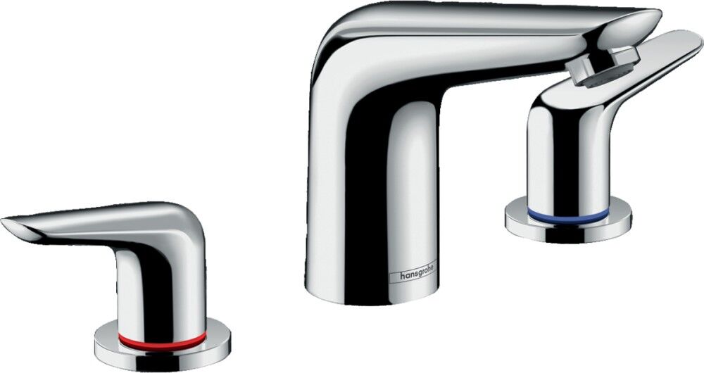 HANSGROHE NOVUS 3-DELIKLI LAVABO BATARYASI 100MM KUMANDALI KROM 71140000