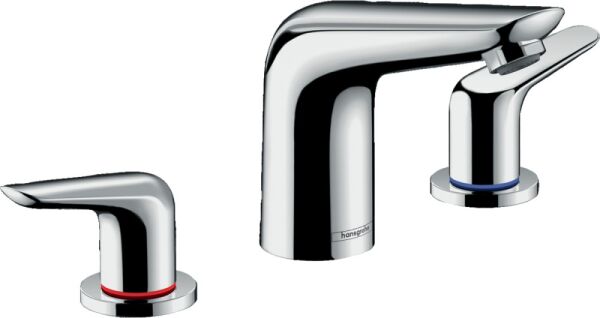 HANSGROHE NOVUS 3-DELIKLI LAVABO BATARYASI 100MM KUMANDALI KROM 71140000