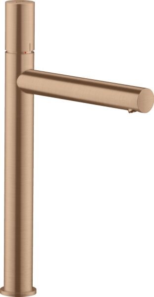 AXOR UNO TEK KOLLU LAVABO BATARYASI 260MM ZERO VOLAN FIRCALANMIS KIRMIZI ALTIN 45004310
