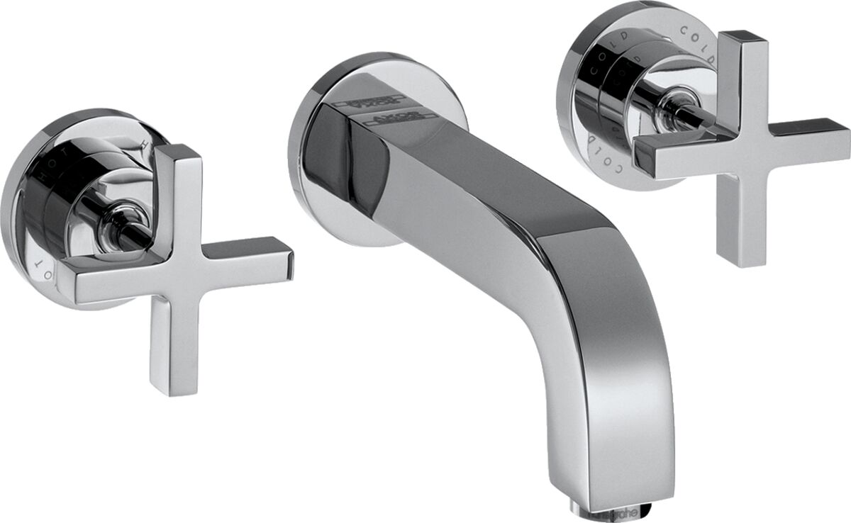 AXOR CITTERIO 3-DELIKLI LAVABO BATARYASI 162MM GAGA ILE KROM 39313000