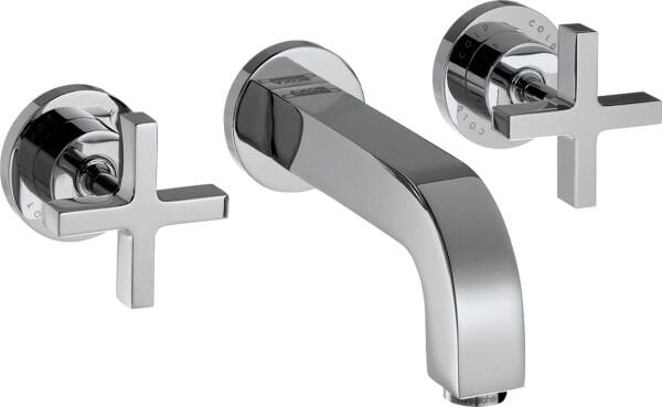 AXOR CITTERIO 3-DELIKLI LAVABO BATARYASI 162MM GAGA ILE KROM 39313000