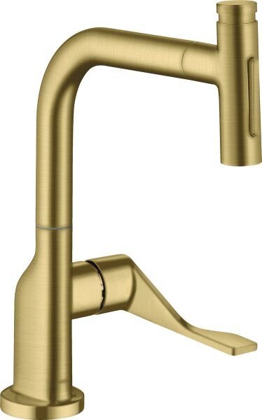 AXOR CITTERIO TEK KOLLU EVIYE BATARYASI 230 SELECT 2JET CEKILEBILIR SPREY FIRCALANMIS PIRIC 39863950