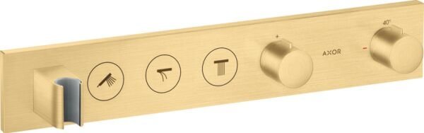 AXOR SHOWERSOLUTION BANYO BATARYASI TERMOSTATIK MODUL SELECT 3 CIKIS 530/90 MAT ALTIN 18356250