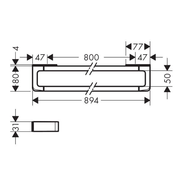 AXOR UNIVERSAL HAVLULUK 80CM FIRCALANMIS PIRINC 42833950