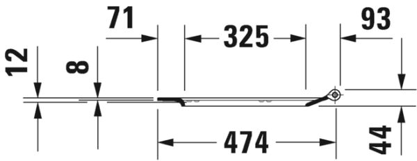 DURAVIT DURASTYLE KLOZET KAPAGI AMORTISORLU 0060590000