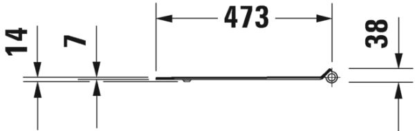 DURAVIT DURASTYLE KLOZET KAPAGI AMORTISORLU 0060590000