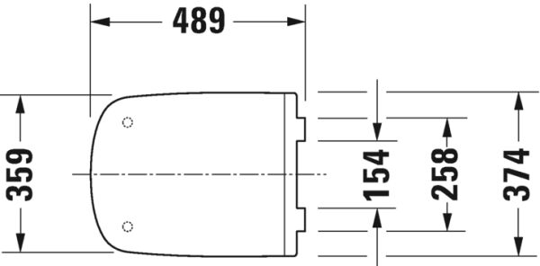 DURAVIT DURASTYLE KLOZET KAPAGI AMORTISORLU 0060590000