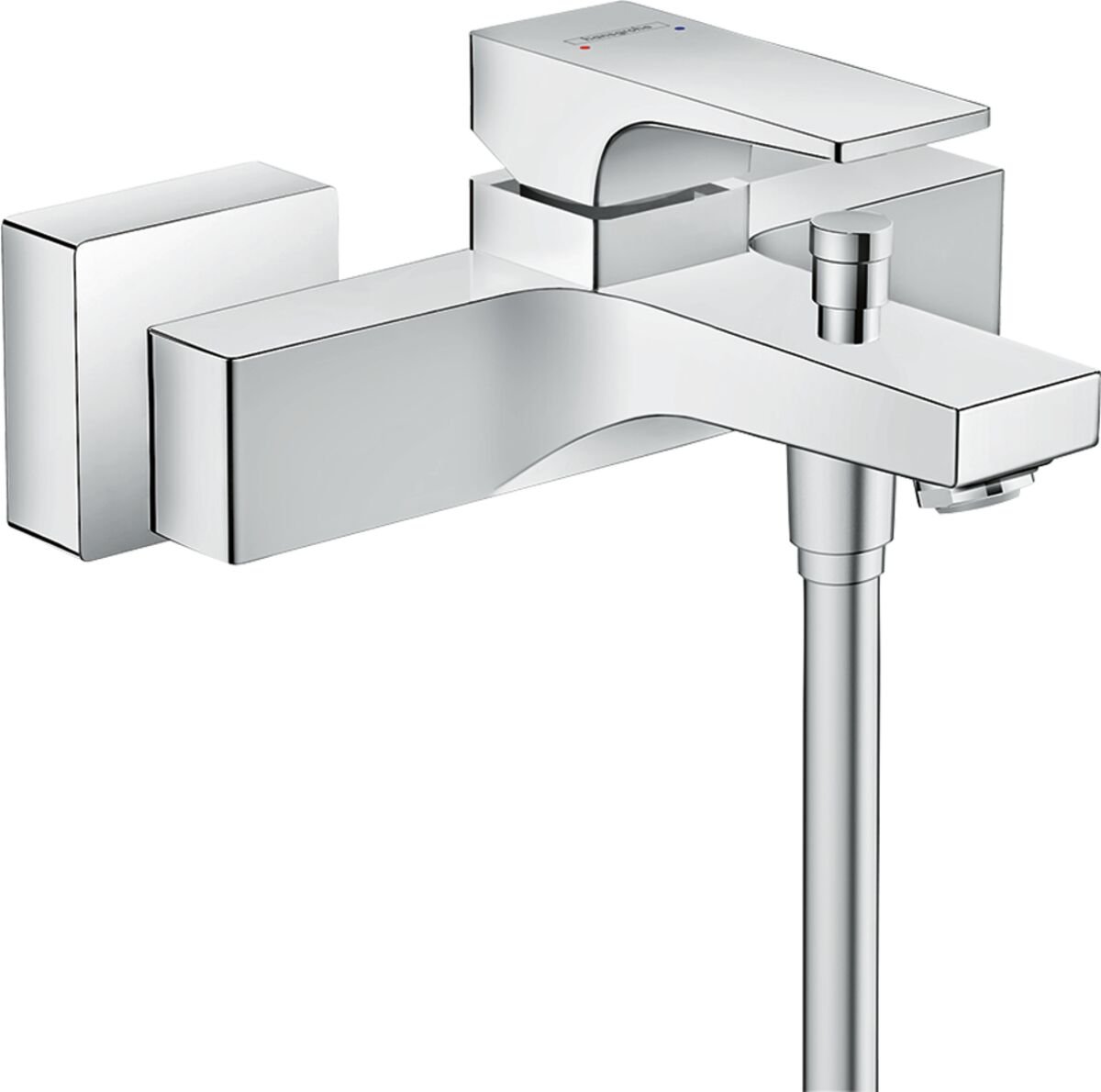HANSGROHE METROPOL TEK KOLLU BANYO BATARYASI CUBUK VOLAN ILE KROM 32540000