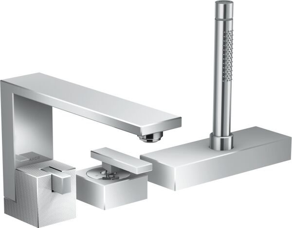 AXOR EDGE 3-DELIKLI BANYO BATARYASI  KROM 46431000