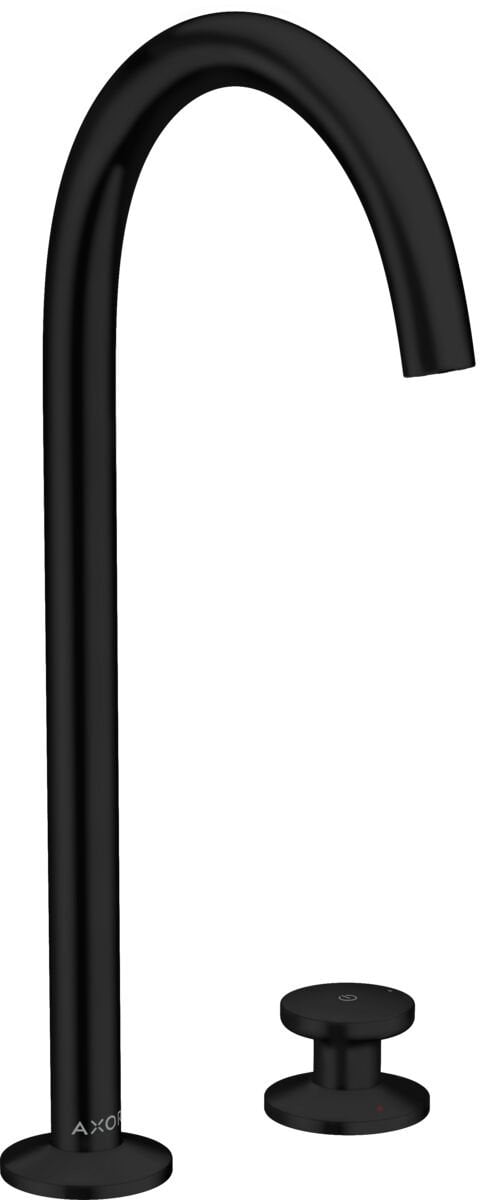 AXOR ONE 2-DELIKLI LAVABO BATARYASI SELECT 260MM BAS-AC GIDER ILE SATIN SIYAH 48060670