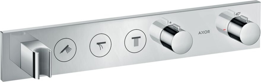 AXOR SHOWERCOLLECTION BANYO BATARYASI TERMOSTATIK MODUL SELECT 3 CIKIS 530/90 KROM 18356000