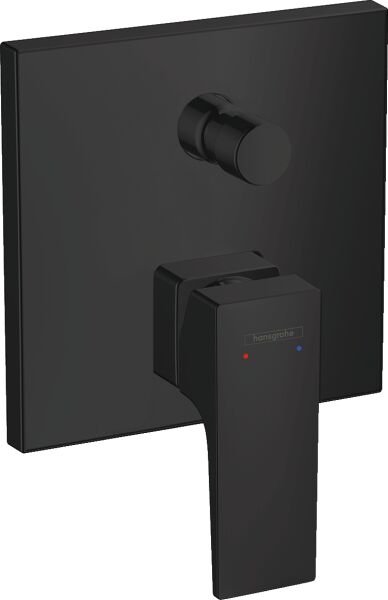 HANSGROHE METROPOL TEK KOLLU BANYO BATARYASI CUBUK VOLAN ILE SATIN SIYAH  32545670