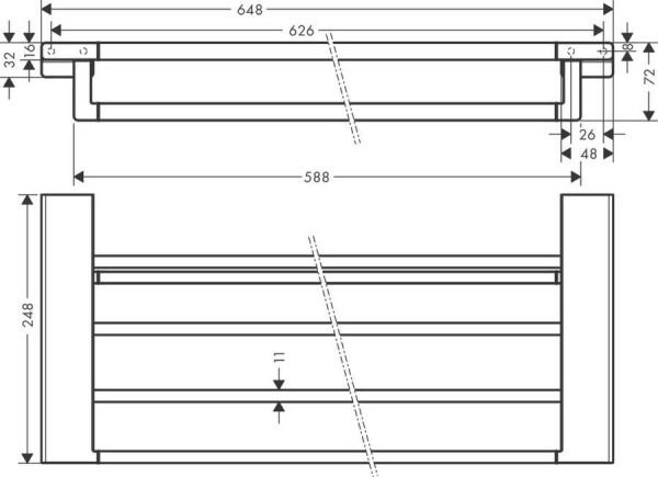HANSGROHE ADDSTORIS HAVLULUK RAFLI KROM 41751000