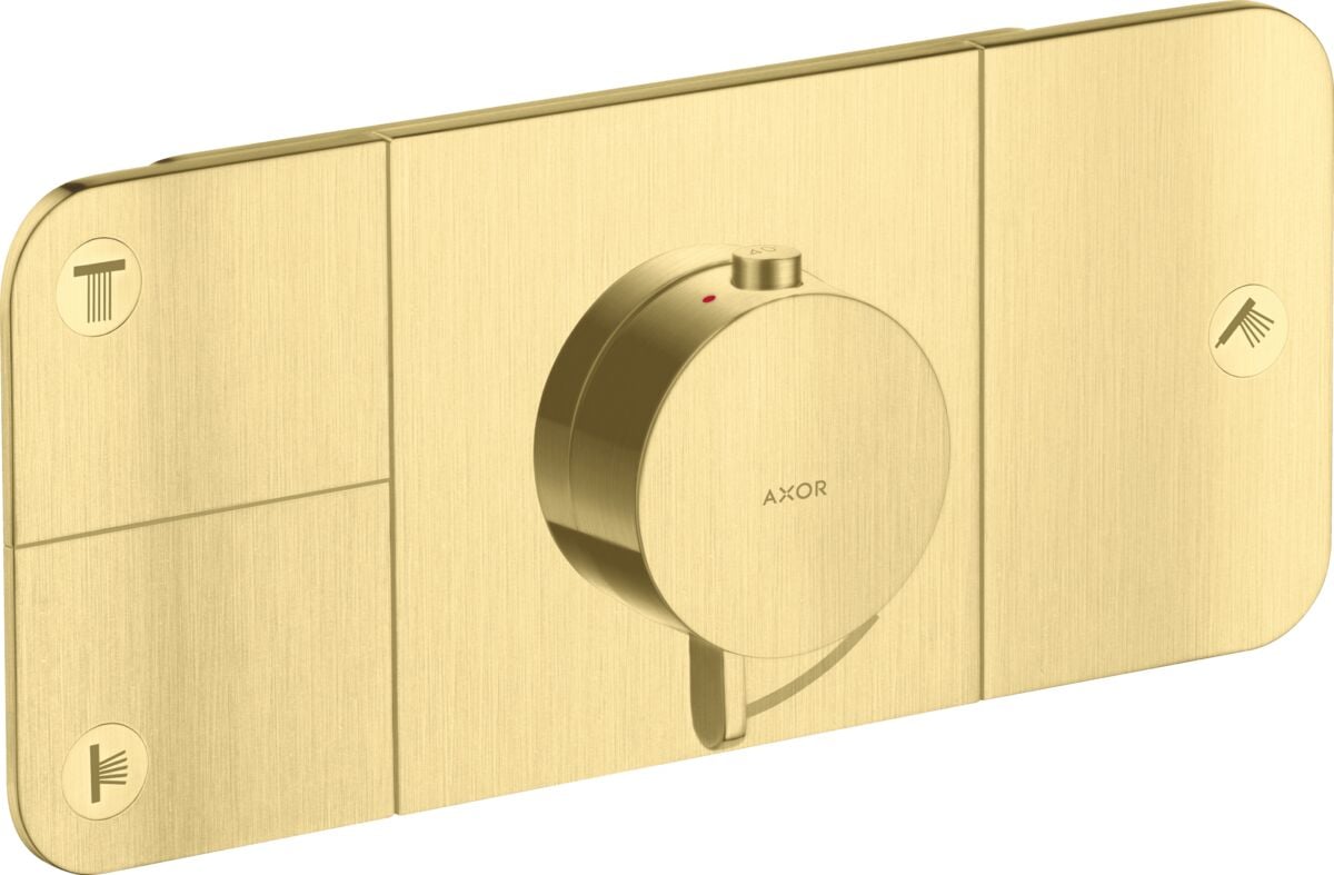 AXOR ONE BANYO BATARYASI TERMOSTATIK MODUL 3 CIKIS MAT PIRINC 45713950