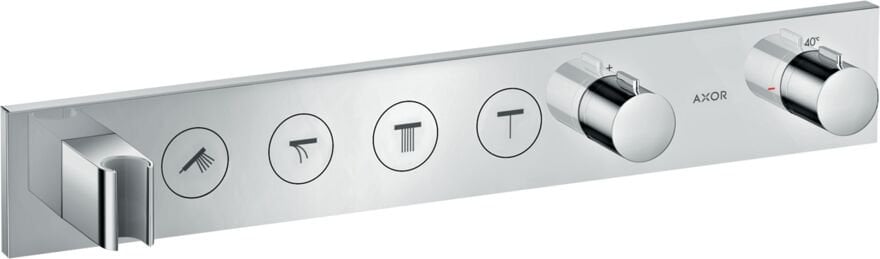 AXOR SHOWERCOLLECTION BANYO BATARYASI TERMOSTATIK MODUL SELECT 4 CIKIS 600/90 KROM  18357000