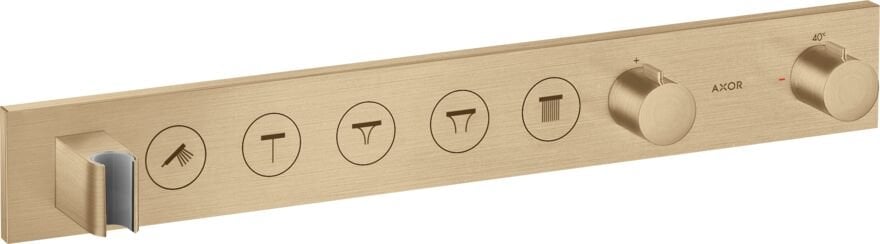 AXOR SHOWERSELECT BANYO BATARYASI TERMOSTATIK MODUL SELECT 5 CIKIS MAT BRONZ 18358140