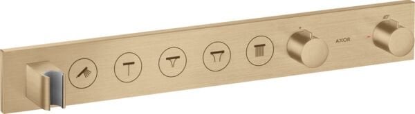 AXOR SHOWERSELECT BANYO BATARYASI TERMOSTATIK MODUL SELECT 5 CIKIS MAT BRONZ 18358140