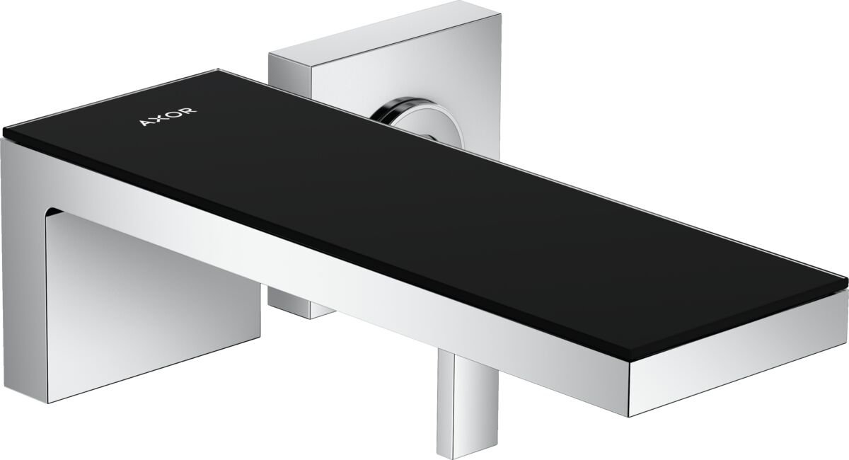 AXOR MY EDITION 2-DELIKLI LAVABO BATARYASI 221MM KROM SIYAH CAM 47060600