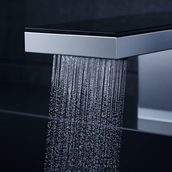 AXOR MY EDITION 2-DELIKLI LAVABO BATARYASI 221MM KROM SIYAH CAM 47060600