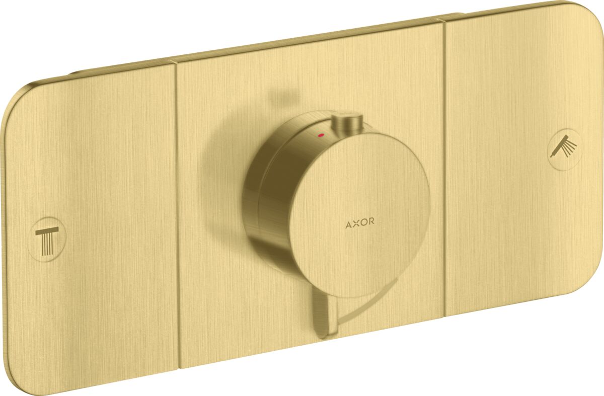 AXOR ONE BANYO BATARYASI TERMOSTATIK MODUL 2 CIKIS ICIN MAT PIRINC 45712950