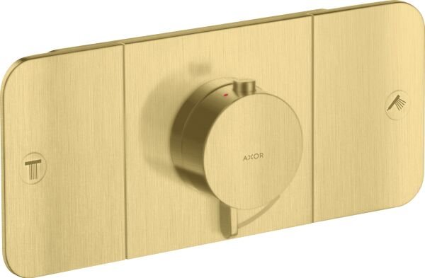 AXOR ONE BANYO BATARYASI TERMOSTATIK MODUL 2 CIKIS ICIN MAT PIRINC 45712950