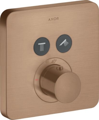 AXOR SHOWERSELECT BANYO BATARYASI TERMOSTATIK 2 CIKIS MAT KIRMIZI 36707310