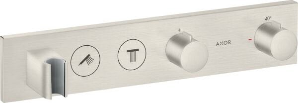 AXOR SHOWERSOLUTION BANYO BATARYASI TERMOSTATIK MODUL SELECT 2 CIKIS 460/90 PASLANMAZ CELIK 18355800